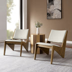 EEI-6922 Rylina Vegan Leather Accent Chairs Set of 2 by Modway