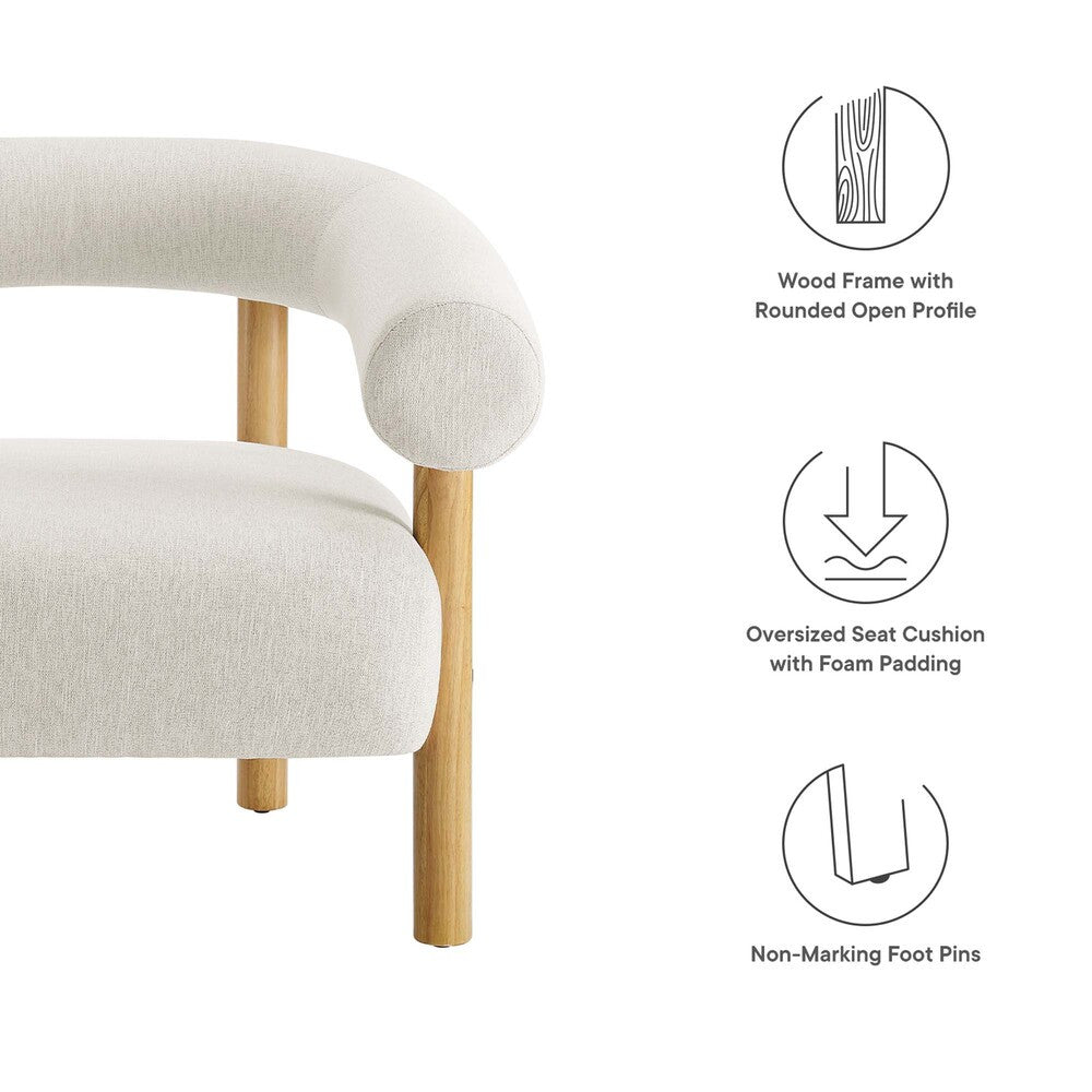 EEI-6689 Sable Upholstered Fabric Armchair by Modway