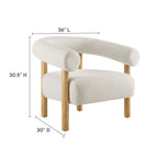 EEI-6689 Sable Upholstered Fabric Armchair by Modway