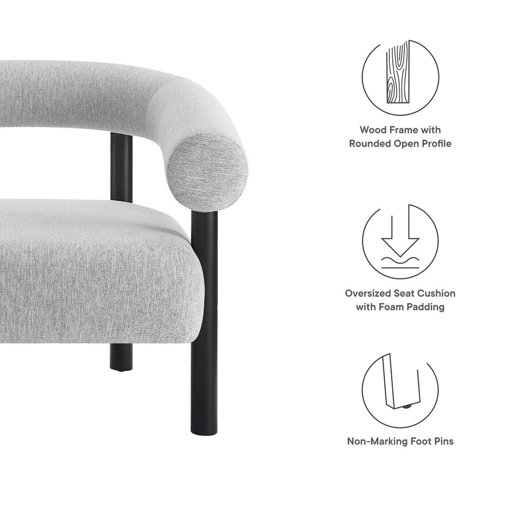 EEI-6689 Sable Upholstered Fabric Armchair by Modway