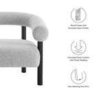 EEI-6689 Sable Upholstered Fabric Armchair by Modway