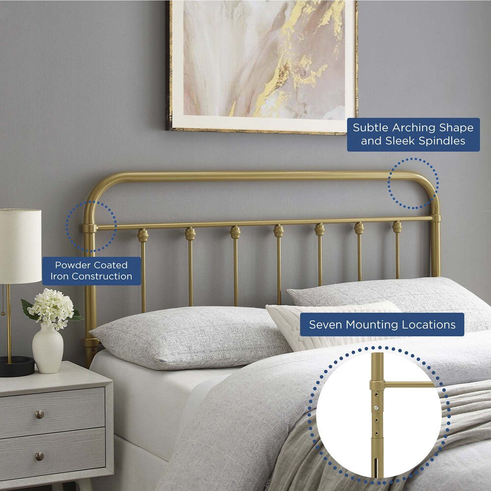 MOD-6152 Sage Metal Twin Headboard by Modway