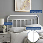MOD-6152 Sage Metal Twin Headboard by Modway