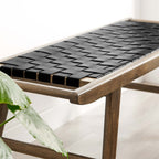 EEI-6551 Saoirse 47" Faux Leather Wood Bench by Modway