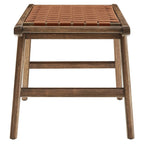 EEI-6551 Saoirse 47" Faux Leather Wood Bench by Modway