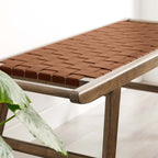 EEI-6551 Saoirse 47" Faux Leather Wood Bench by Modway