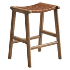 EEI-6547 Saoirse Faux Leather Wood Counter Stool Set of 2 by Modway