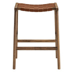 EEI-6547 Saoirse Faux Leather Wood Counter Stool Set of 2 by Modway
