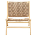 EEI-6543 Saoirse Woven Rope Wood Accent Lounge Chair by Modway