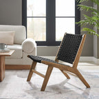 EEI-6543 Saoirse Woven Rope Wood Accent Lounge Chair by Modway