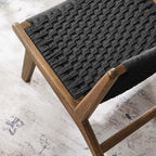 EEI-6543 Saoirse Woven Rope Wood Accent Lounge Chair by Modway