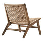 EEI-6543 Saoirse Woven Rope Wood Accent Lounge Chair by Modway