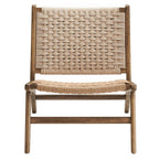 EEI-6543 Saoirse Woven Rope Wood Accent Lounge Chair by Modway