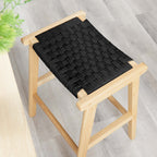 EEI-6548 Saoirse Woven Rope Wood Counter Stool Set of 2 by Modway