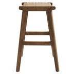 EEI-6548 Saoirse Woven Rope Wood Counter Stool Set of 2 by Modway
