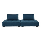 Modway Saunter 2-Piece Tufted Fabric Fabric Loveseat by Modway-EEI-5204