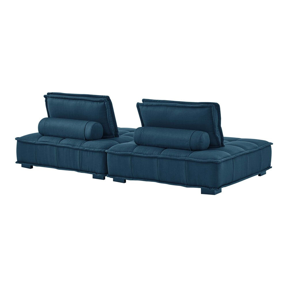 Modway Saunter 2-Piece Tufted Fabric Fabric Loveseat by Modway-EEI-5204