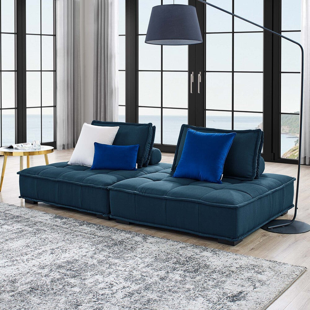 Modway Saunter 2-Piece Tufted Fabric Fabric Loveseat by Modway-EEI-5204