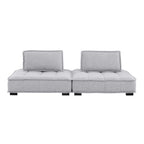 Modway Saunter 2-Piece Tufted Fabric Fabric Loveseat by Modway-EEI-5204