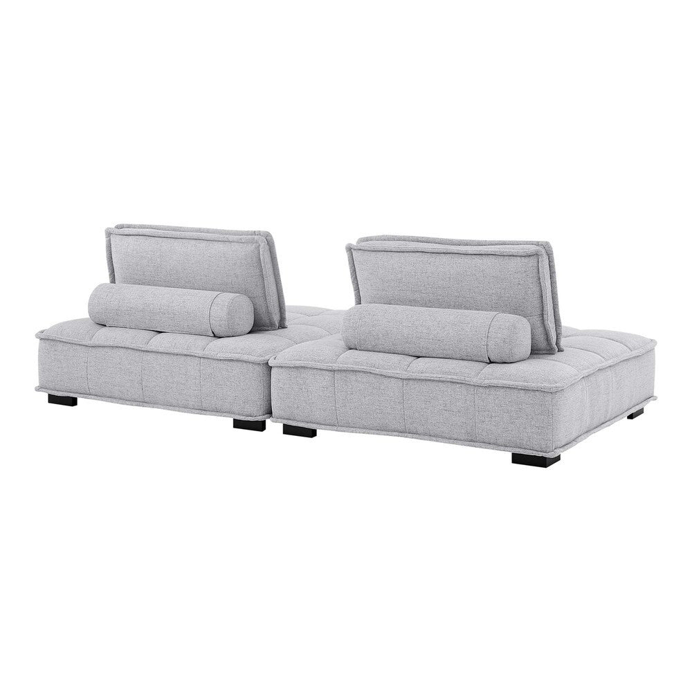 Modway Saunter 2-Piece Tufted Fabric Fabric Loveseat by Modway-EEI-5204