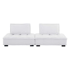 Modway Saunter 2-Piece Tufted Fabric Fabric Loveseat by Modway-EEI-5204