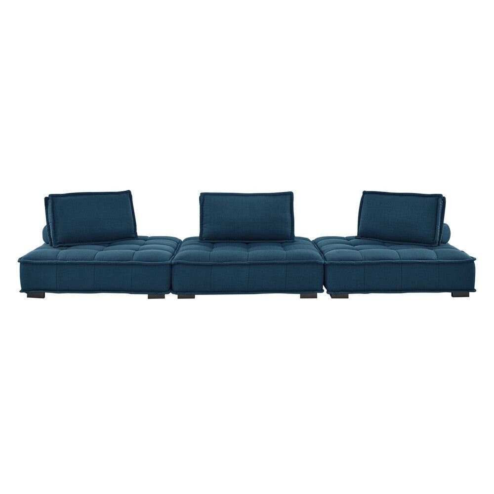 Modway Saunter 3-Piece Tufted Fabric Fabric Sofa by Modway-EEI-5206