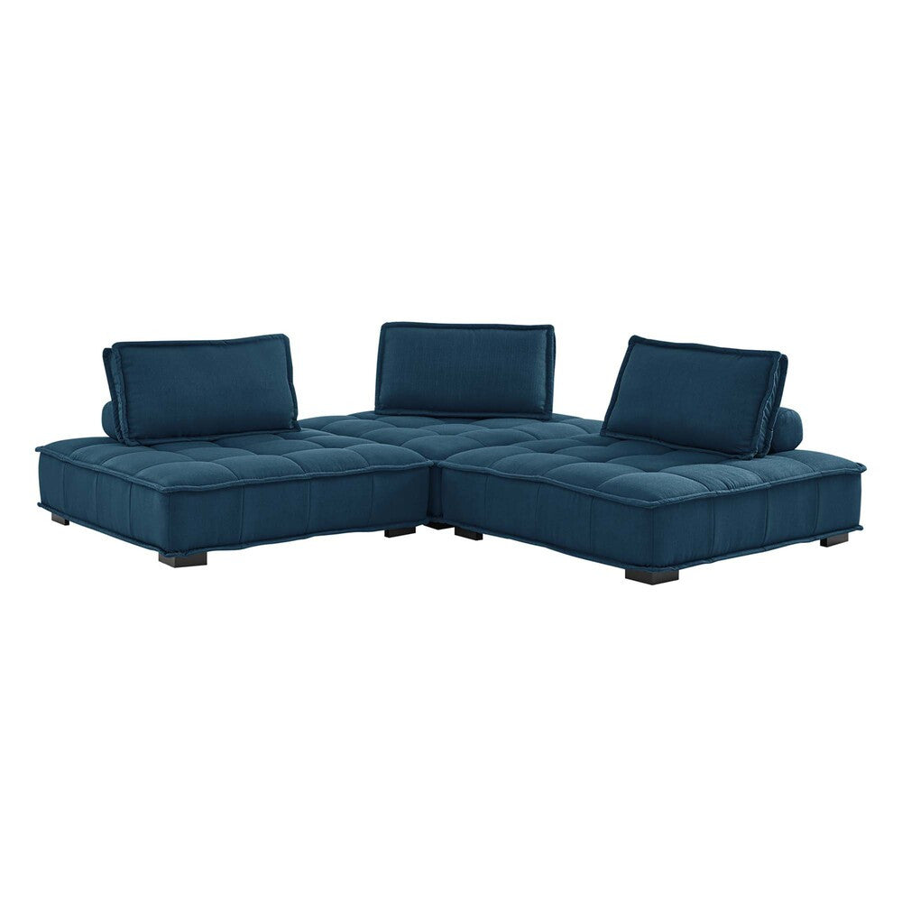 Modway Saunter 3-Piece Tufted Fabric Fabric Sofa by Modway-EEI-5206