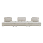 Modway Saunter 3-Piece Tufted Fabric Fabric Sofa by Modway-EEI-5206-BEI  1