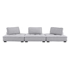 Modway Saunter 3-Piece Tufted Fabric Fabric Sofa by Modway-EEI-5206