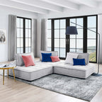 Modway Saunter 3-Piece Tufted Fabric Fabric Sofa by Modway-EEI-5206