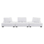Modway Saunter 3-Piece Tufted Fabric Fabric Sofa by Modway-EEI-5206