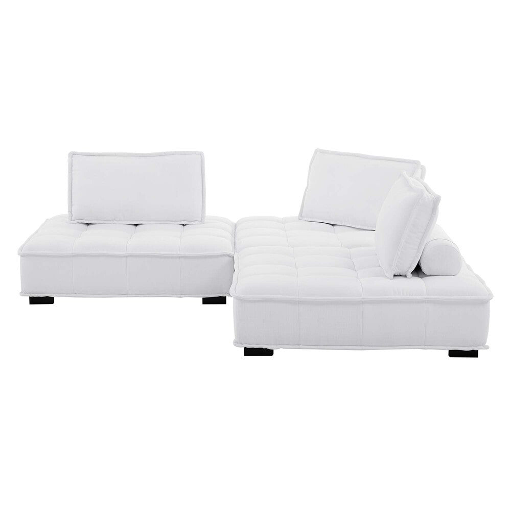 Modway Saunter 3-Piece Tufted Fabric Fabric Sofa by Modway-EEI-5206