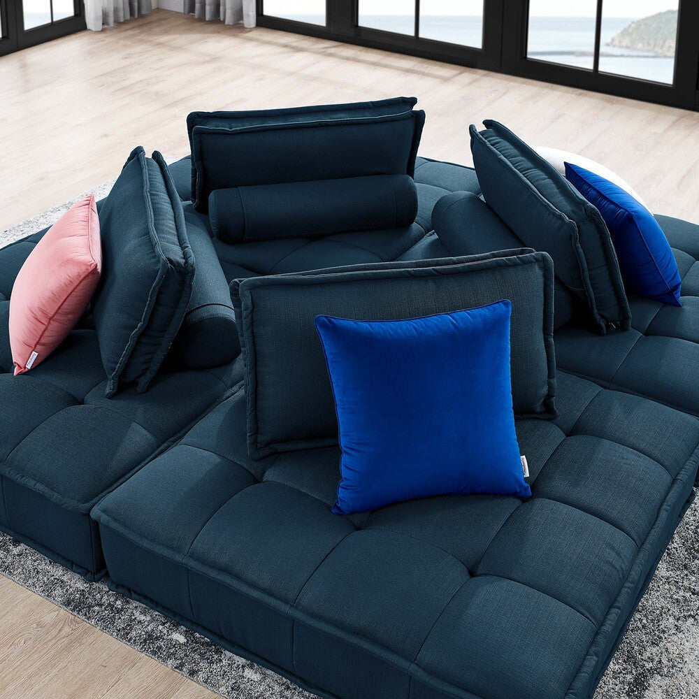 Modway Saunter 4-Piece Tufted Fabric Fabric Sectional Sofa by Modway-EEI-5208