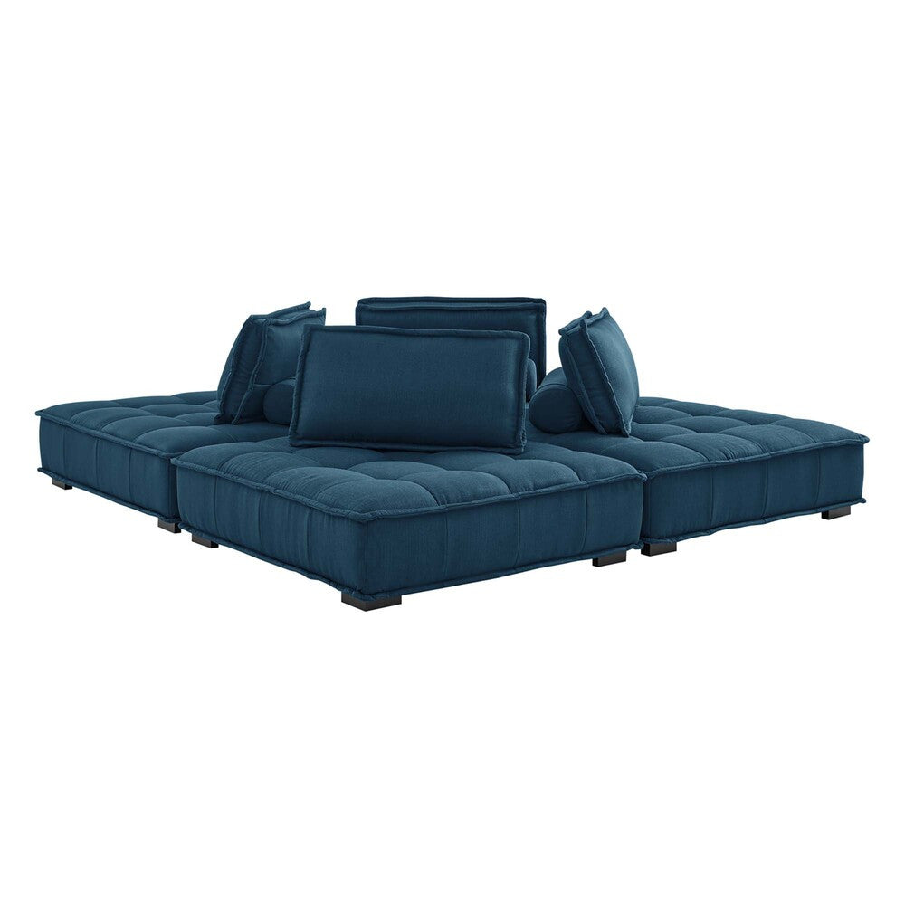 Modway Saunter 4-Piece Tufted Fabric Fabric Sectional Sofa by Modway-EEI-5208