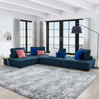 Modway Saunter 4-Piece Tufted Fabric Fabric Sectional Sofa by Modway-EEI-5208