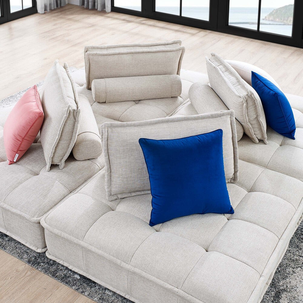 Modway Saunter 4-Piece Tufted Fabric Fabric Sectional Sofa by Modway-EEI-5208-BEI  11
