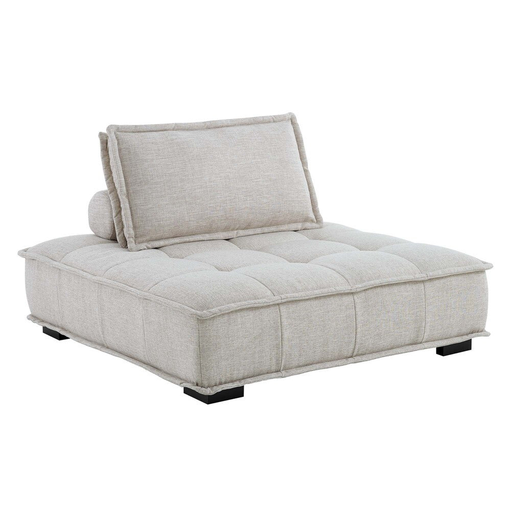 Modway Saunter 4-Piece Tufted Fabric Fabric Sectional Sofa by Modway-EEI-5208-BEI  2