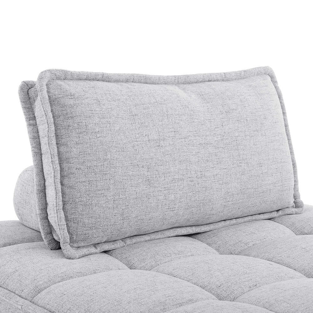 Modway Saunter 4-Piece Tufted Fabric Fabric Sectional Sofa by Modway-EEI-5208