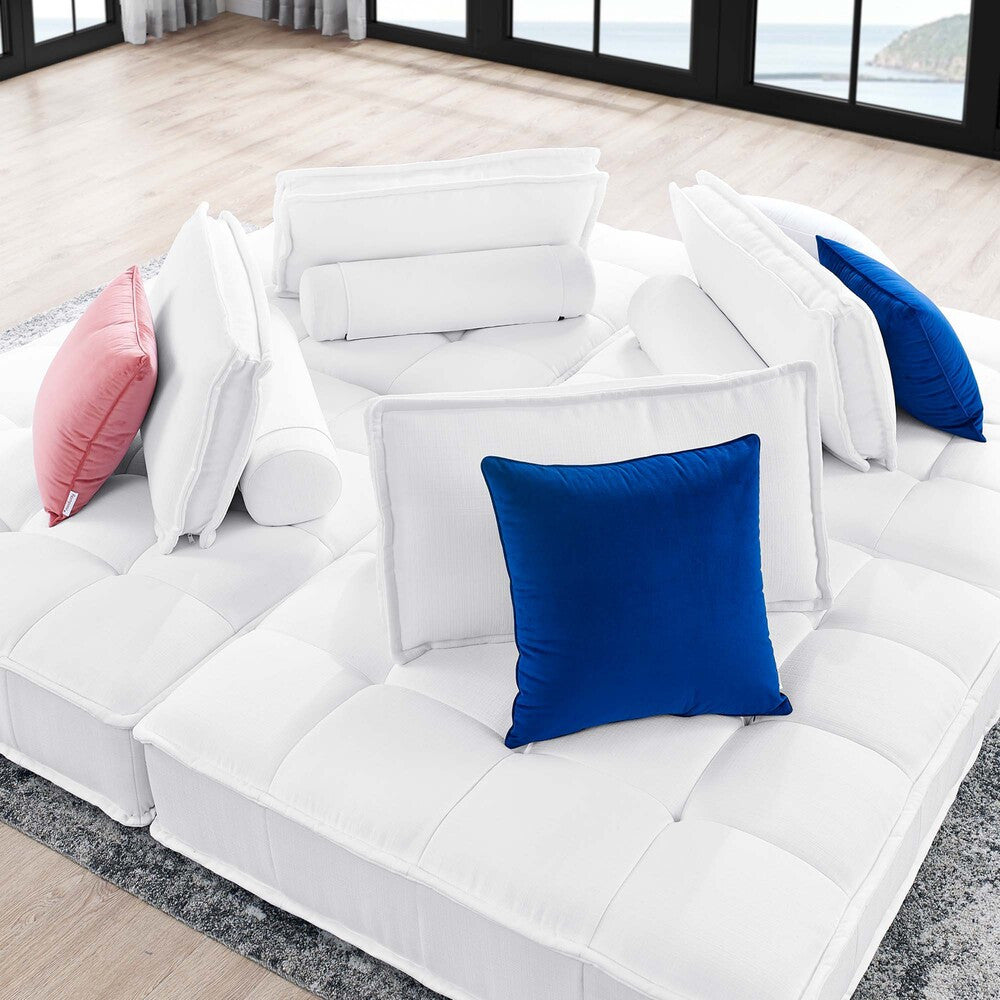 Modway Saunter 4-Piece Tufted Fabric Fabric Sectional Sofa by Modway-EEI-5208