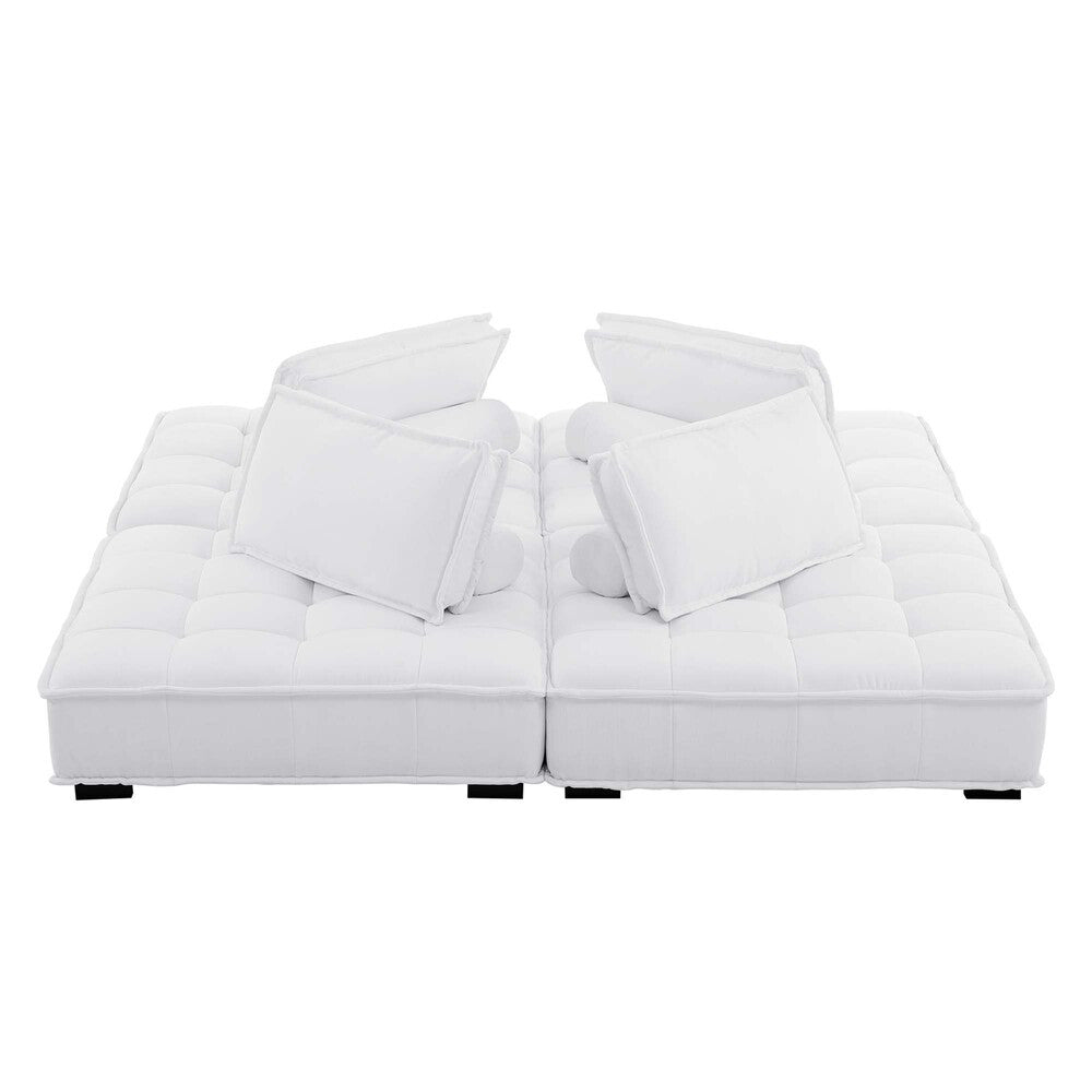 Modway Saunter 4-Piece Tufted Fabric Fabric Sectional Sofa by Modway-EEI-5208