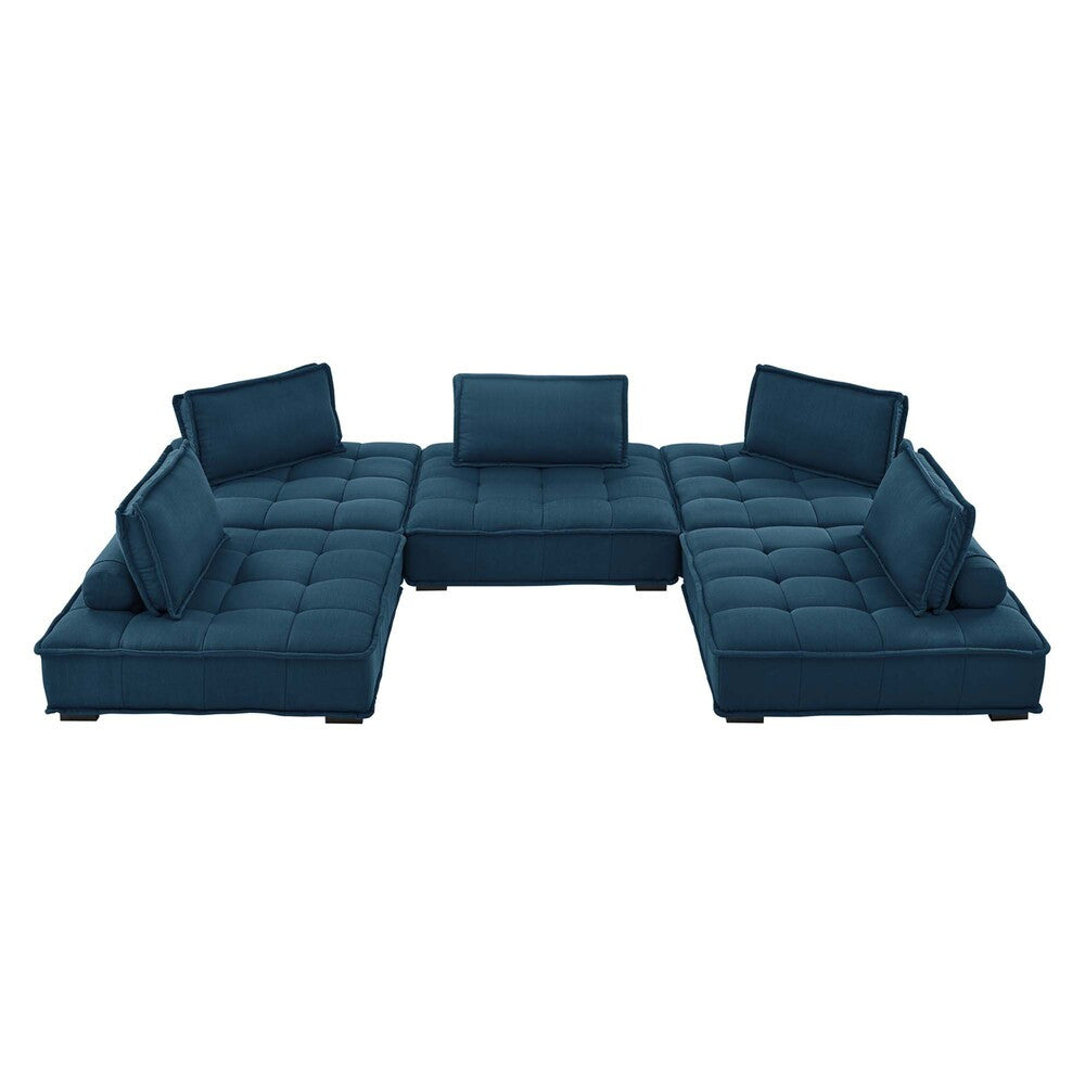 Modway Saunter 5-Piece Tufted Fabric Fabric Sectional Sofa by Modway-EEI-5210