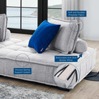 Modway Saunter 5-Piece Tufted Fabric Fabric Sectional Sofa by Modway-EEI-5210