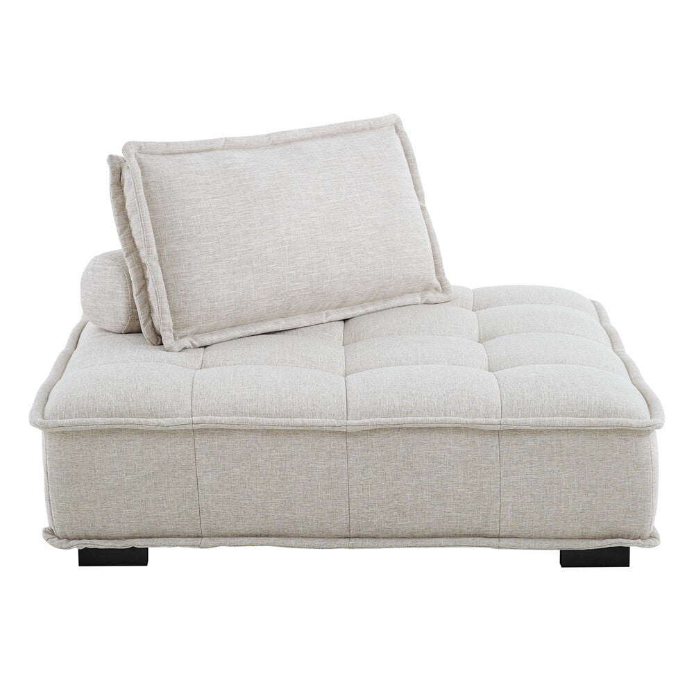 Modway Saunter Tufted Fabric Armless Chair by Modway-EEI-4725-BEI  2