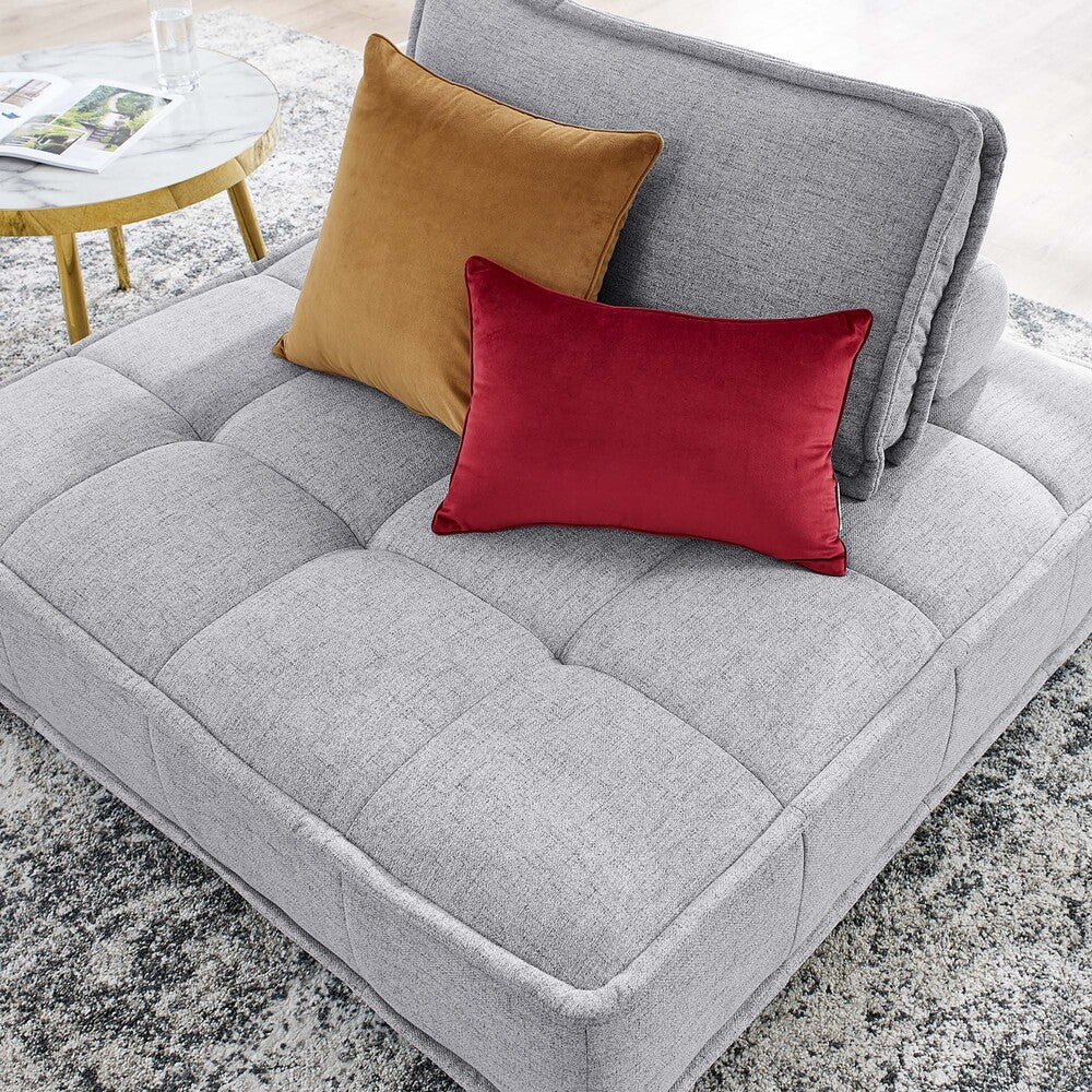 Modway Saunter Tufted Fabric Armless Chair by Modway-EEI-4725