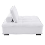 Modway Saunter Tufted Fabric Armless Chair by Modway-EEI-4725
