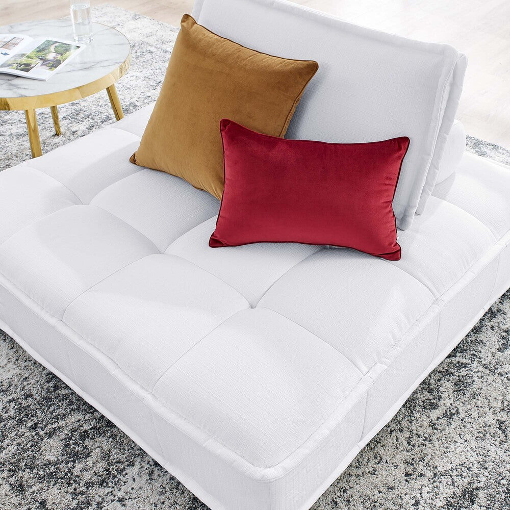 Modway Saunter Tufted Fabric Armless Chair by Modway-EEI-4725