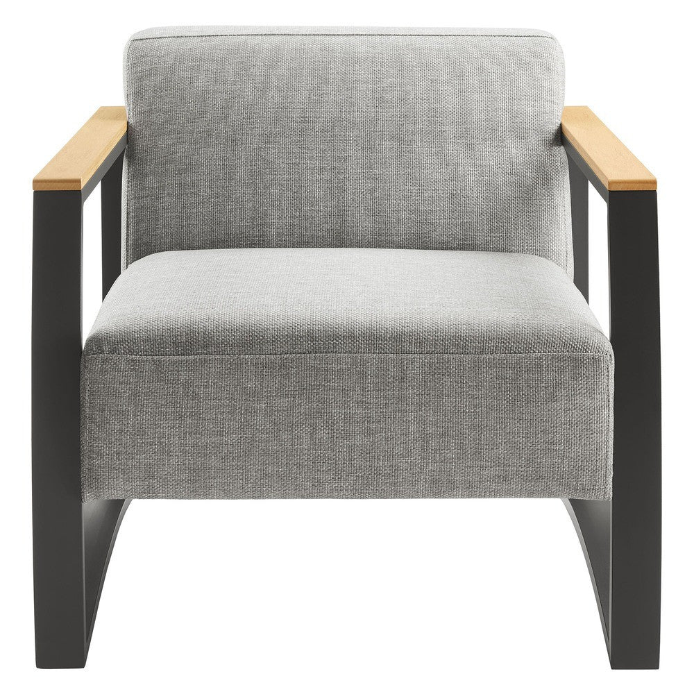 EEI-6947 Sauve Outdoor Patio Aluminum and Fabric Armchair by Modway