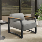 EEI-6947 Sauve Outdoor Patio Aluminum and Fabric Armchair by Modway