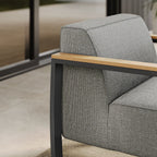 EEI-6947 Sauve Outdoor Patio Aluminum and Fabric Armchair by Modway