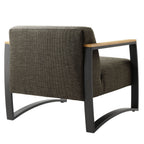 EEI-6947 Sauve Outdoor Patio Aluminum and Fabric Armchair by Modway